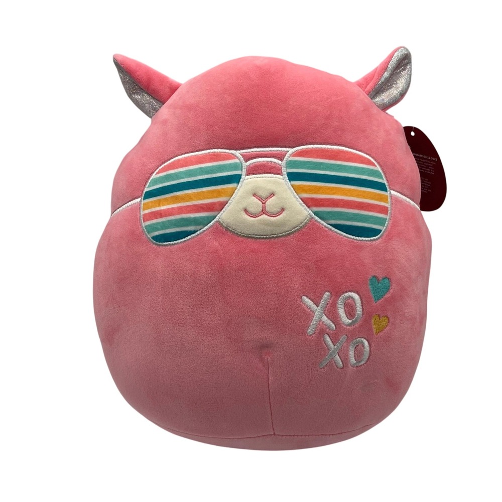 Squishmallows Pavlo the Pink Llama 8 Inch Valentine XOXO Plush Kellytoy NWT
